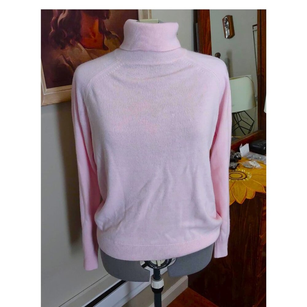 Pink Turtleneck